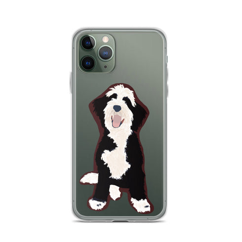 Bernedoodle iPhone Case